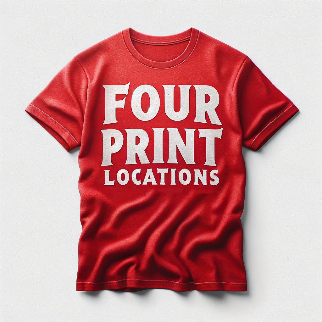Four (4) Print Locations