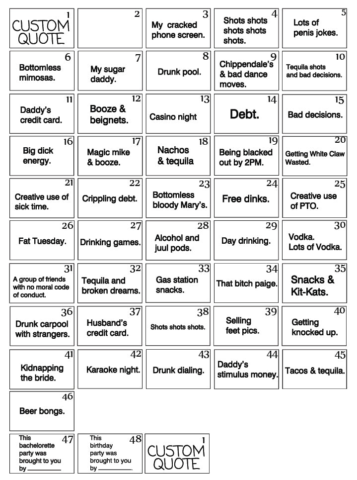 Humor Card Game (Crewneck)