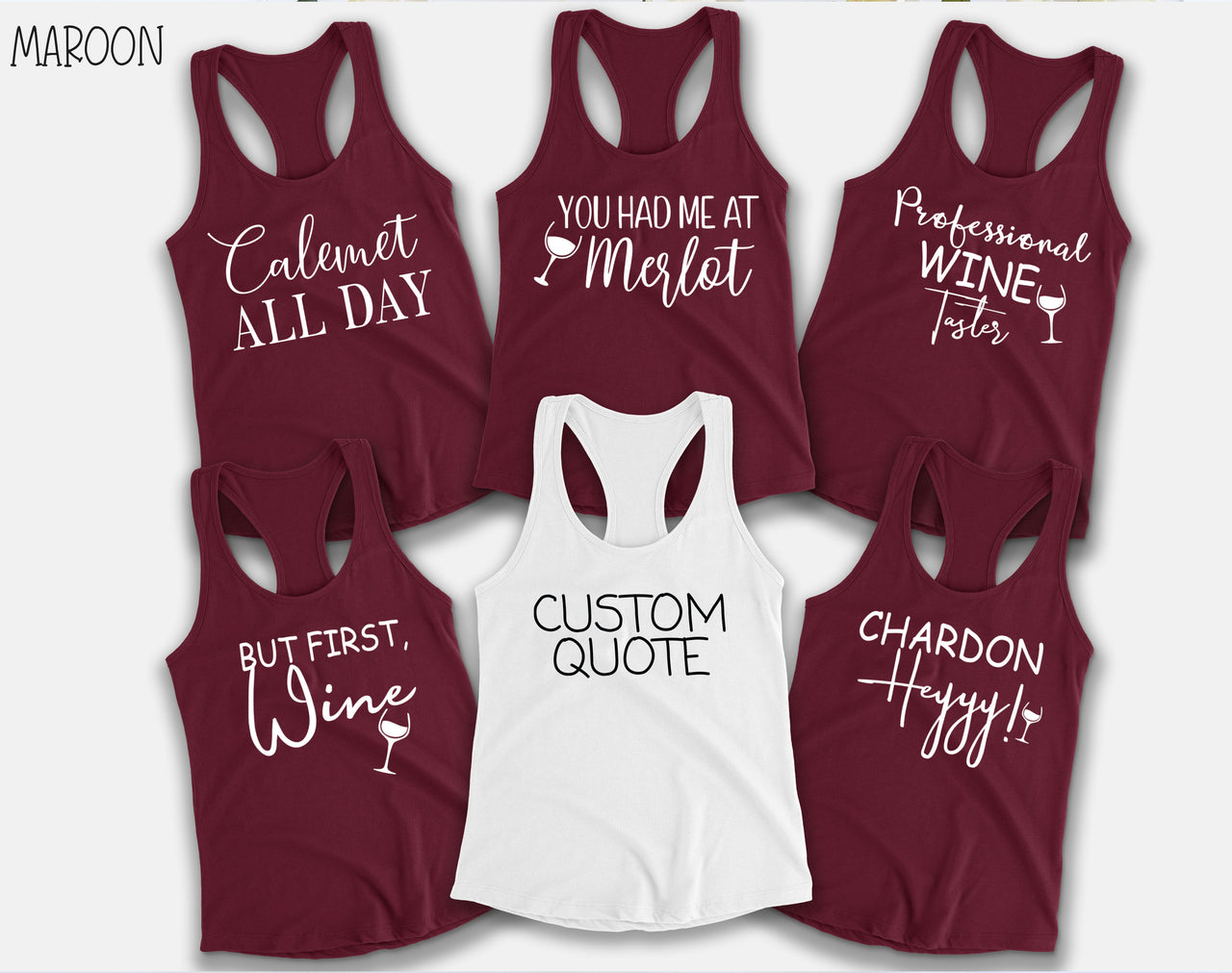 Wine Theme (Tank Top)
